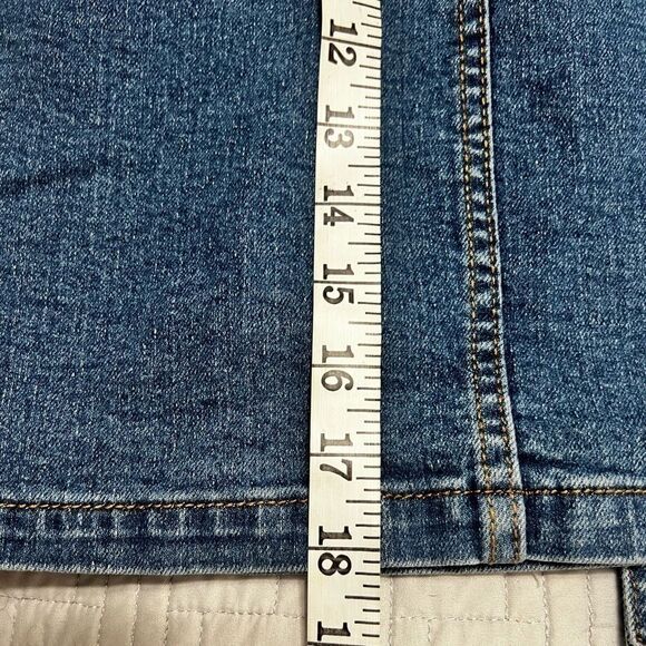 Naf Naf denim, Skirt, Stone blue I’ll size 36 us size 6 pockets pearl button - Picture 8 of 14